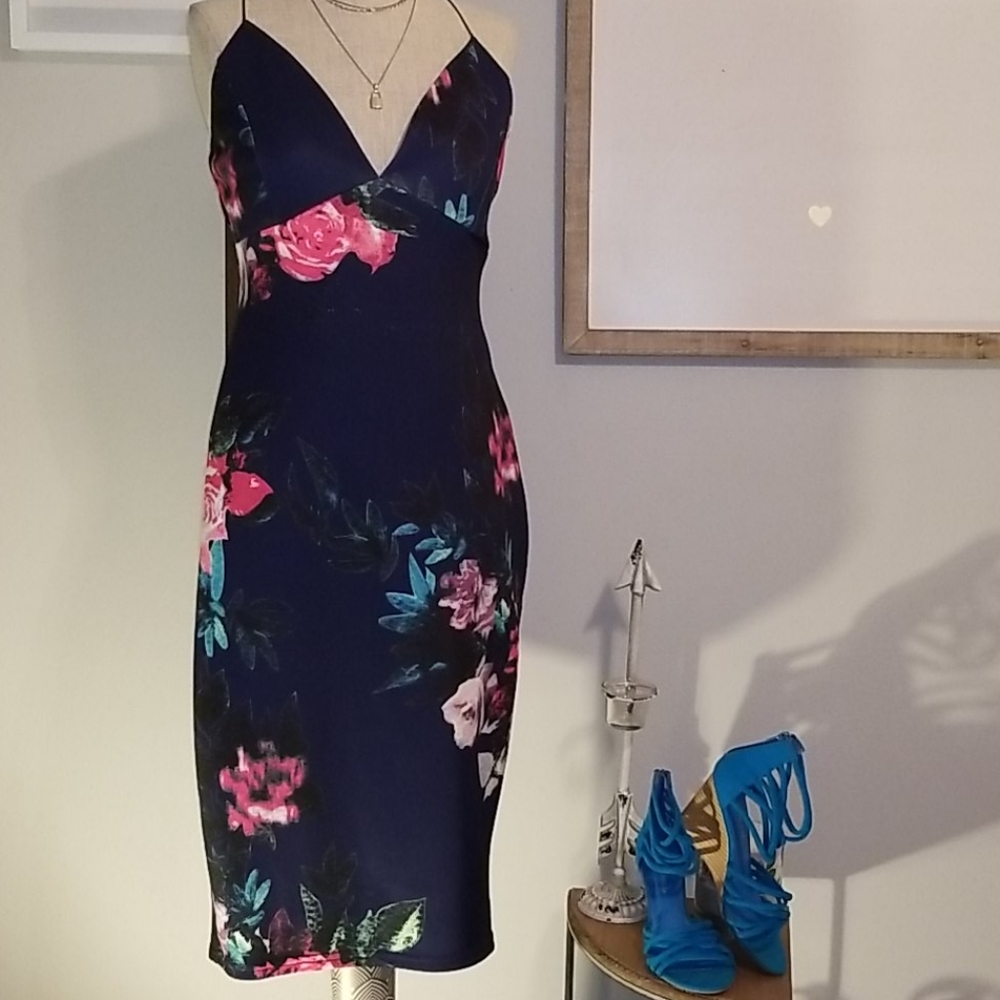 Fitted Floral Dress